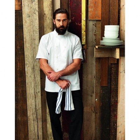 chefs whites short sleeved